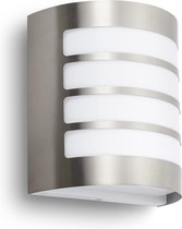 PROLIGHT buitenlamp - E27 max 11W spaarlamp - IP44 - inox