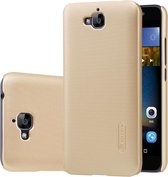 Nillkin - Huawei Y6 Pro Hoesje - Harde Back Case Frosted Shield Goud (NIET voor Y6 Pro 2017)