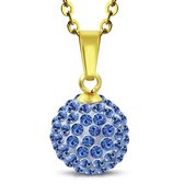 Amanto Ketting Cava Blue Gold - 316L Staal PVD - Ø12mm - 45cm