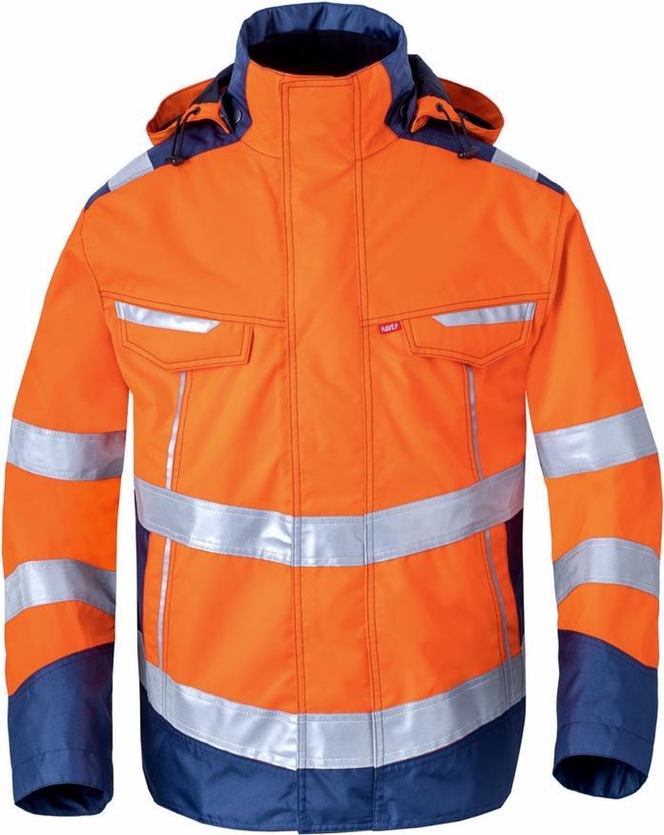 Havep 50217 Parka Fluo Oranje/Marine maat XXL