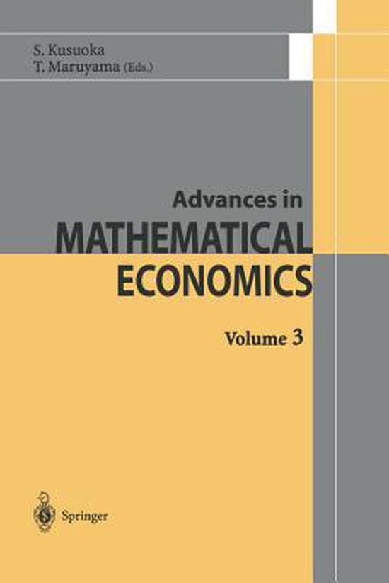 Advances in Mathematical Economics - cover