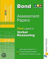 Bond Third Papers In Verbal Reasoning 9-10 Years