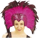 Luxe hoofdtooi roze