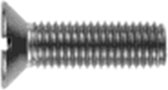 Huismerk - Metaalschroef platverzonken kop zaagsnede  DIN