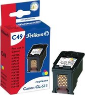 Pelikan CL511 - Inktcartridge / Magenta / Cyaan / Geel