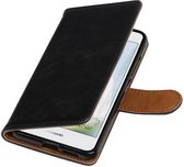 Zakelijke Book Case Telefoonhoesje Geschikt voor de Huawei Nova - Portemonnee Hoesje - Pasjeshouder Wallet Case - Zwart