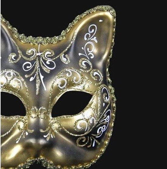 Haven Uitstekend botsing Venetiaanse kat klassiek masker | bol.com