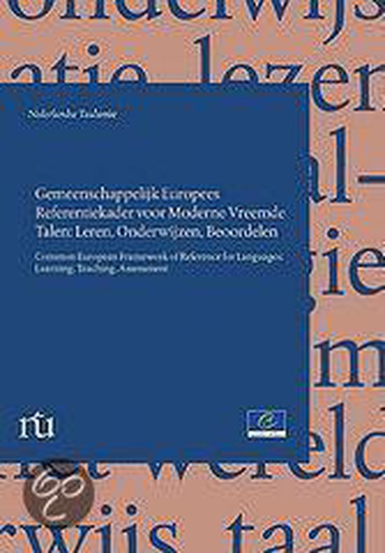 Gemeenschappelijk Europees Refentiekader voor Moderne Vreemde Talen: Leren, Onderwijzen, Beoordelen