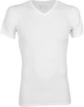 RJ Bodywear - Pure Color V-Hals T-Shirt  Wit - XL