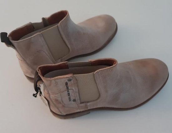 Yellow cab crack m taupe leren boots/ laarsjes - Maat 43 | bol.com