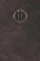 Monogram  H  Notebook