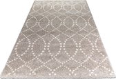 Vloerkleed 160x230 LRINGS - Beige Wit