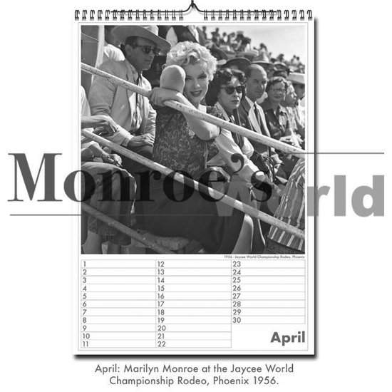 Monroe's World Marilyn Monroe Happy Birthday Verjaardagskalender