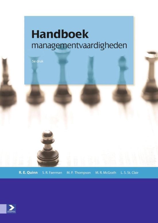 Cover van het boek 'Handboek managementvaardigheden' van Robert E. Quinn