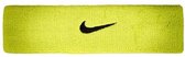 Nike Hoofdband limegroen/zwart