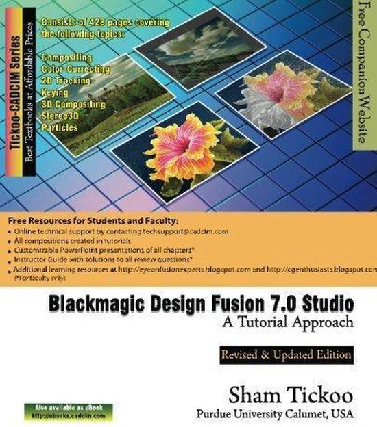 Bol Com Blackmagic Design Fusion 7 Studio Prof Sham Tickoo Purdue Univ Boeken
