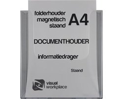 Folderhouder magnetisch A4 (staand)