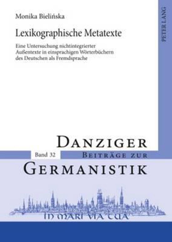 Lexikographische Metatexte - cover