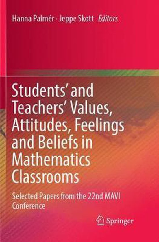 Students' and Teachers' Values, Attitudes, Feelings and Beli ... - cover