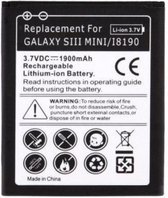 Samsung Galaxy Ace 2 i8160 S3 mini i8190 High Capacity Battery Batterij 1900 mAh