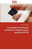 Conception d''antennes Miniatures Int�gr�es Pour Solutions RF Sip