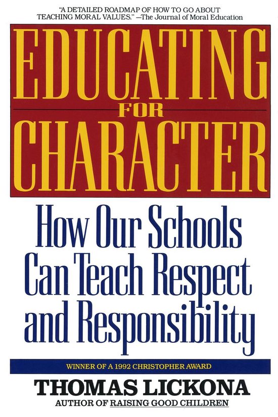 Educating for Character - cover