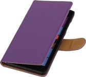 Paars Honor 3c Book/Wallet Case/Cover