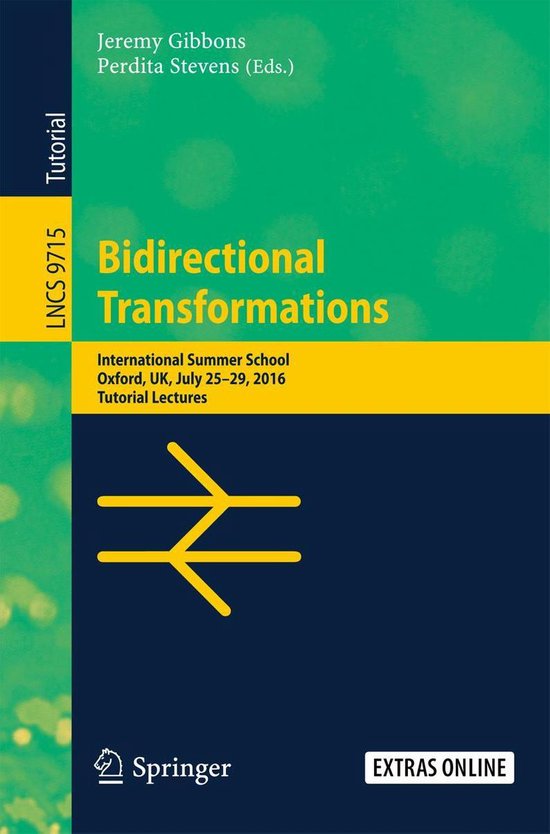 Computer Science (R0) - Bidirectional Transformations - cover