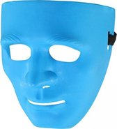 Blauw gezicht masker