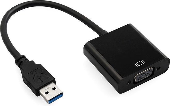 USB 3.0 Naar VGA Kabel Adapter Converter - Monitor Graphic Display Adapter  - Full HD | bol.com