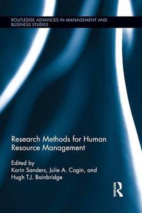 Research Methods for Human Resource Management | 9781138885110 | Karin ...