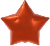 Folieballon Orange Star (56cm)