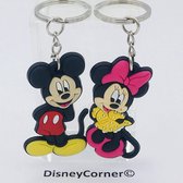 DisneyCorner | Disney | Mickey & Minnie Mouse | Sleutelhanger | 2 stuks