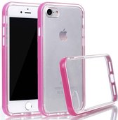 pc tpu backcase iphone 7/8/SE 2020 donker roze