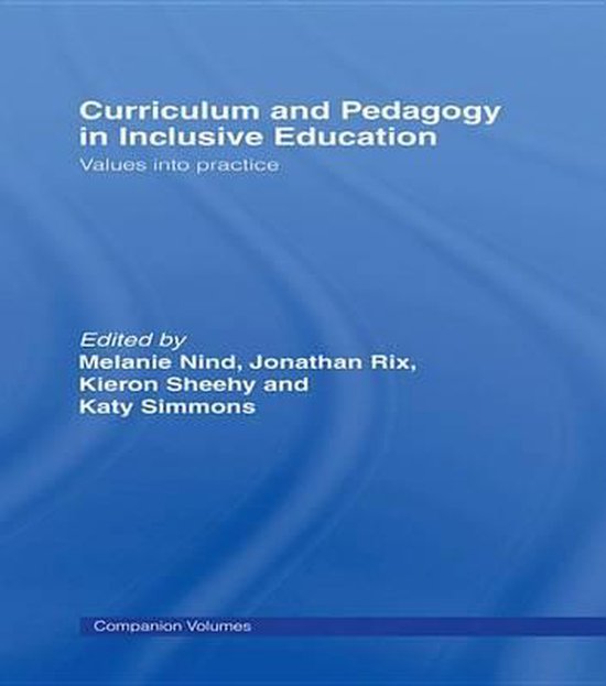 Curriculum and Pedagogy in Inclusive Education - cover