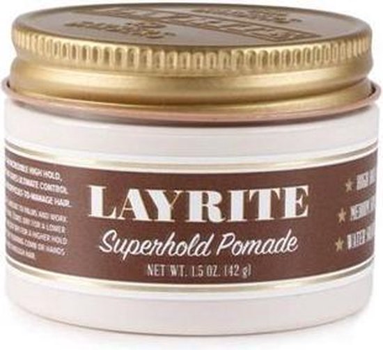 Foto: Layrite superhold hair pomade travel 42 gr 