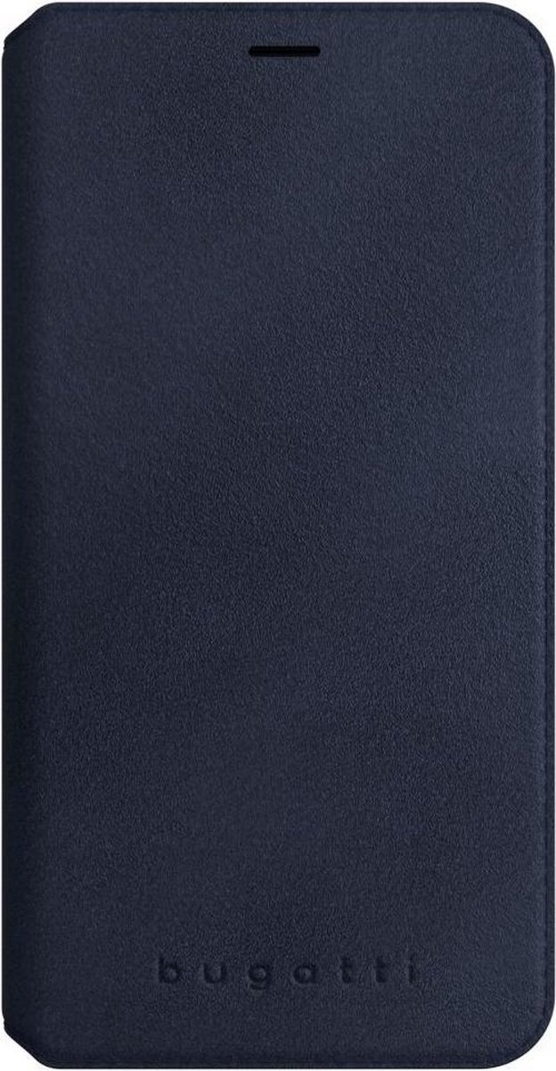 Bugatti Parigi Ultrasuede Luxe Hoesje Apple iPhone X Blauw