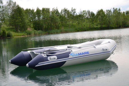 vrijgesteld Eerlijkheid Getuigen Viamare 380 ALU rubber boot - marine qualiteit | bol.com