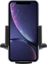 Shop4 - iPhone Xr Autohouder Verstelbare CD Houder met Klem Zwart