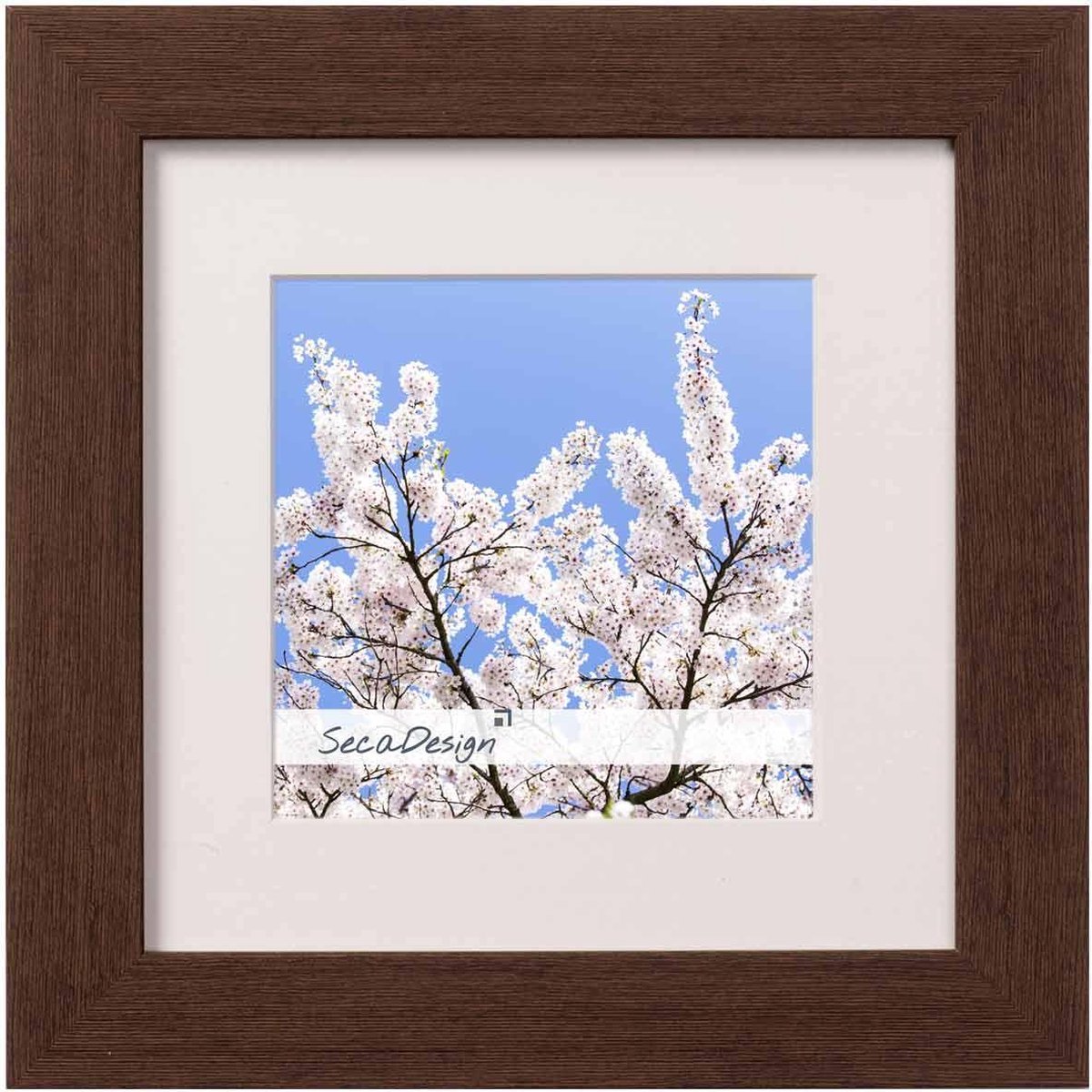 SecaDesign Forest Fotolijst - Fotomaat 20x20 / 13x13 cm - Bruin