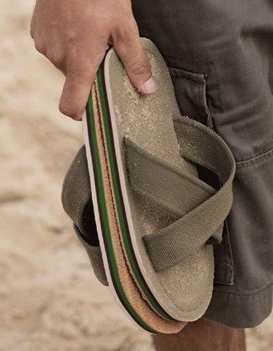 Kariban heren instap slippers 40-41 Kaky | bol.com