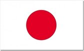 Vlag Japan 90 x 150 cm feestartikelen - Japan landen thema supporter/fan decoratie artikelen