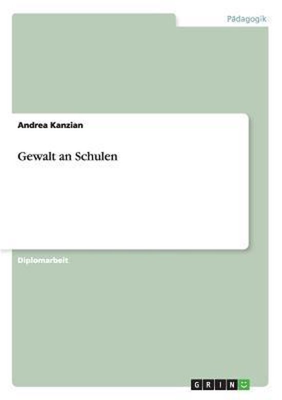 Gewalt an Schulen - cover
