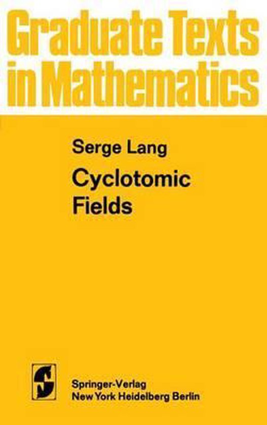 Cyclotomic Fields - cover