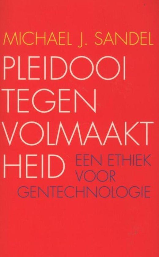 Pleidooi tegen volmaaktheid - cover