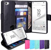 Celltex wallet hoesje zwart Sony Xperia Z5 Compact zwart