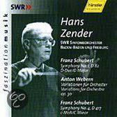 Schubert: Symphonies nos 1 & 4; Webern / Hans Zender, SWR Sinfonieorchester