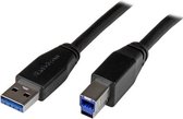 Startech USB 3.0 A Male naar USB 3.0 B Male - 5 m