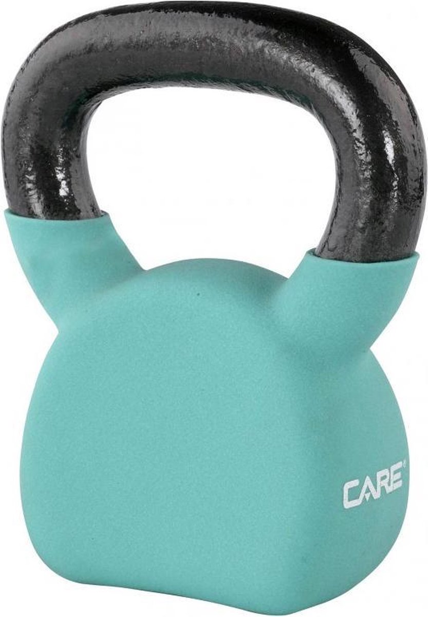 Care Fitness - Kettlebell - Gewicht 6KG Blauw - Kunststof - Crossfit/ Functional Fitness
