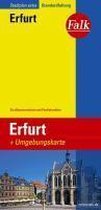 Falk Stadtplan Extra Standardfaltung Erfurt